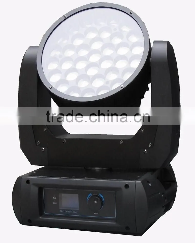 37pcs 12W rgbw 4 in 1led wash zoom moving head professional show lighting