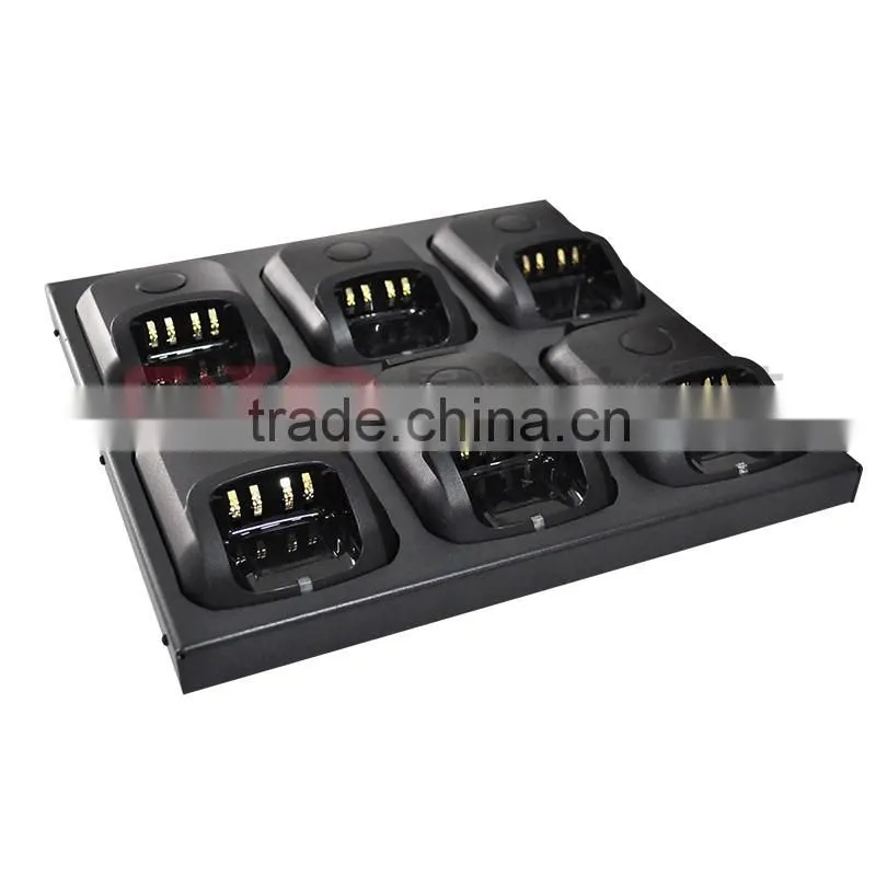 2016 New Six Way Universal Charger With Metal Mounting For Two-Way Radio