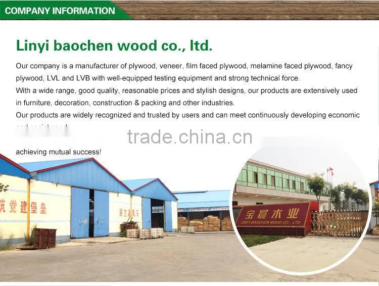 China BB/CC grade 5.2 mm Teak Face back commercial plywood manufacturer