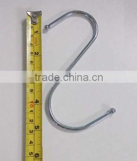 wholesale Bulk metal small S shape curtain hooks for hanging