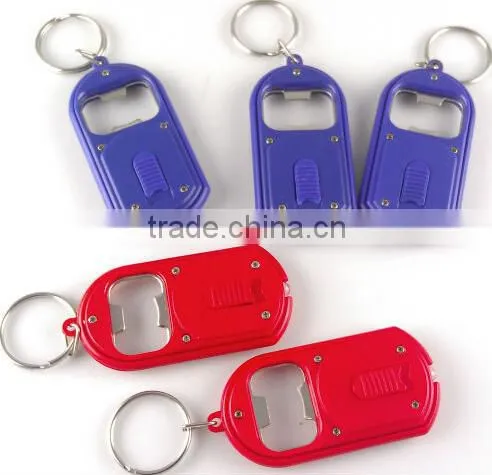 Bar Beer Bottle Opener LED Light Lamp Camping Key ring Chain Keyring Keychain home tool