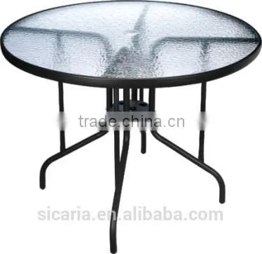 garden aluminum leisure glass table