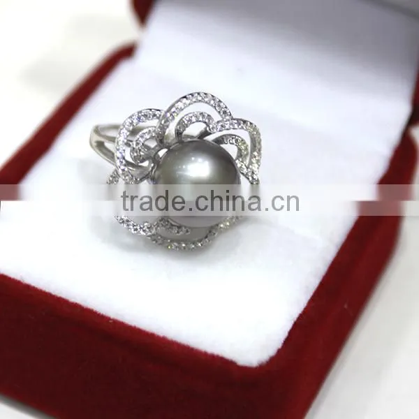 freshwater pearl price jewelry price wholesale natural pearl ring real 925 silver ring