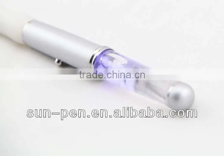 Promotional LED Ballpoint Pen With Liquid Inside