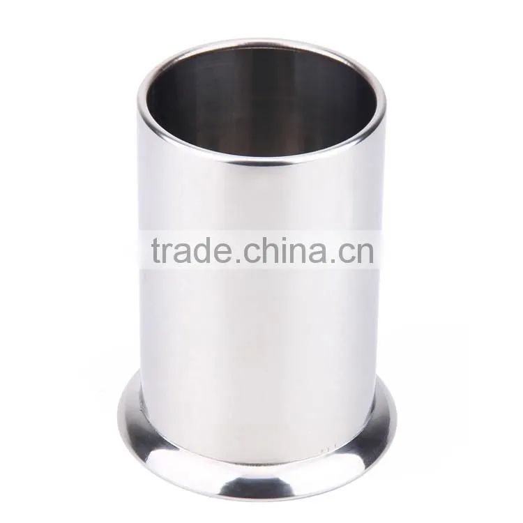 stainless steel chopstick fork & kitchen knife round holder/container
