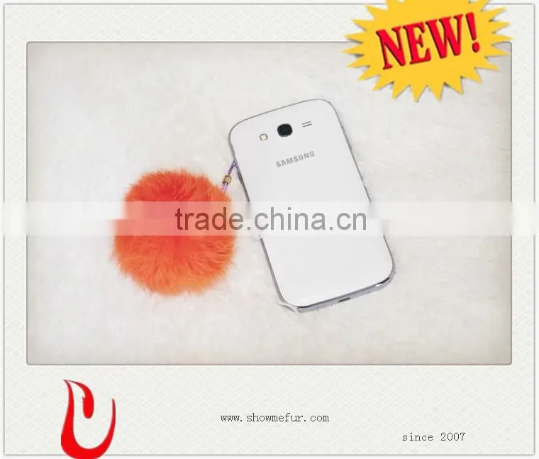New design rabbit fur key chain so fashion