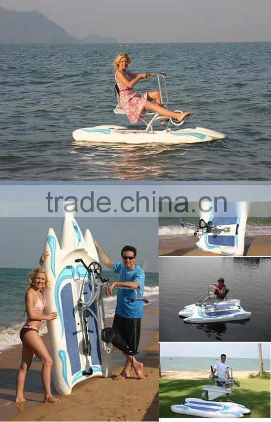 2 person pedal bike / water pedal bikes in the river
