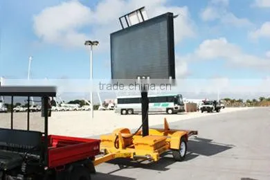 Australian standard solar traffic LED trailer signs VMS