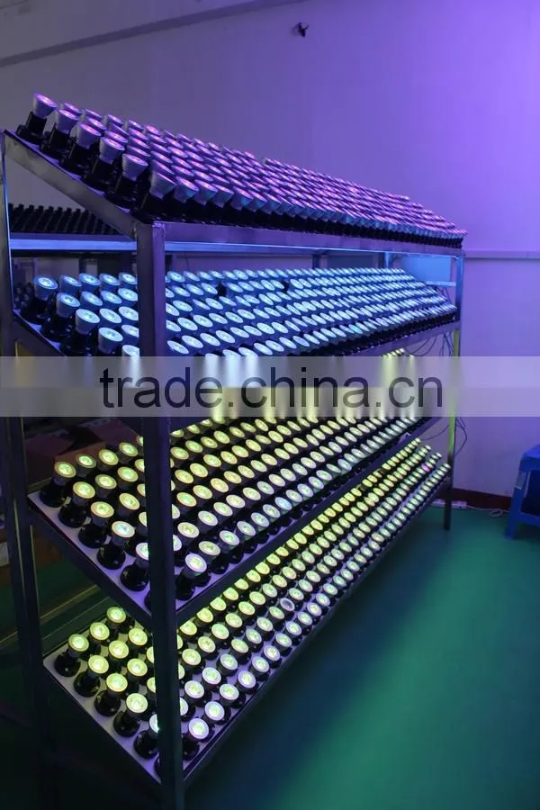 3W RGB led mr16 gu10 e27 e14 led spotlight with remote control
