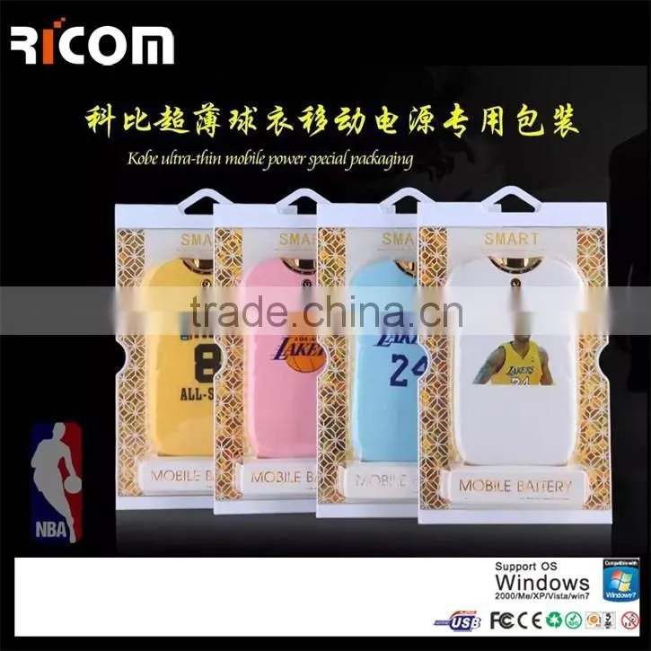 Ricom Full color printing power bank for NBA for basketball star for football star for soccer star--PB102D--Shenzhen Ricom