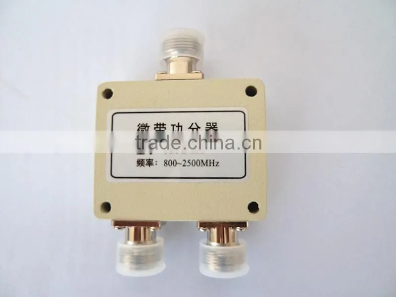 2/3/4 way RF Power Splitter 800~2500MHz N type connector
