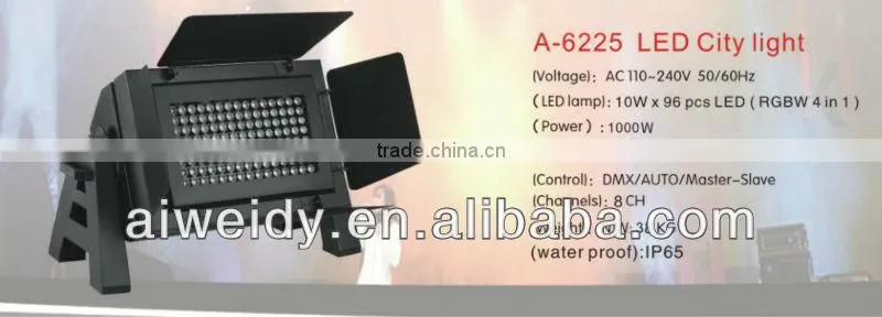 LED City wash light 96X10WA-6225