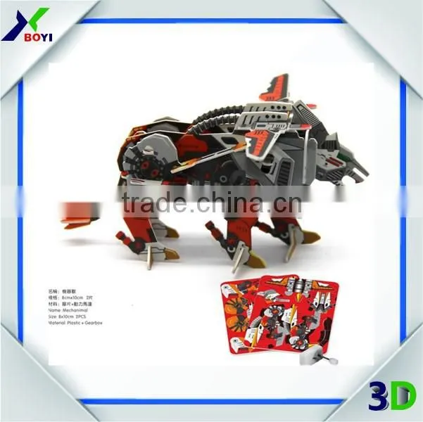 2016 Funny 3D Moveable Helicopter Airplane Model Puzzle