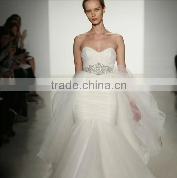 2014 New Design sew on rhinestones appliques and pearl trimming Handmade Welding with cristal strass for sash or wedding dress