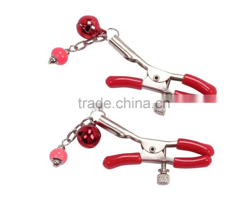 nipple clamp black with copper bell rj-011