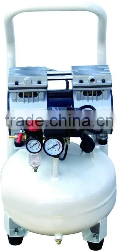 low noise oil free portable oilless air compressor 25L