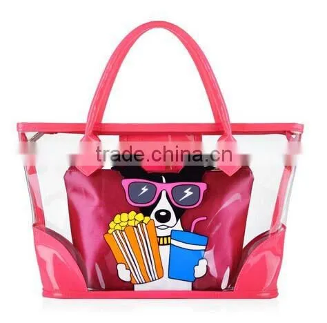 2014 Cartoon color nylon handbag