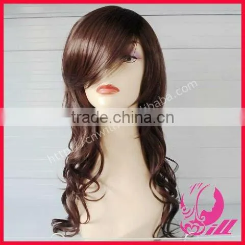 Long Hair Wigs Wave Synthetic Hair Wig Factory Directly,High Quality & Good Price