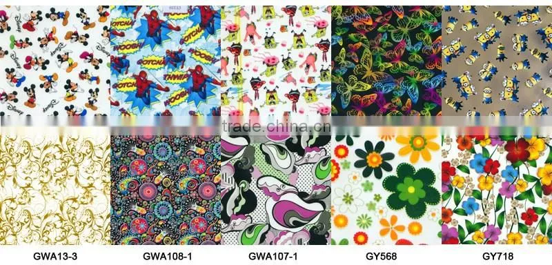 2016 width 100cm GWR081 flaming skull pattern hydrographics film pva water transfer printing film