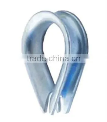European Type Commercial Wire Rope Steel Thimbles
