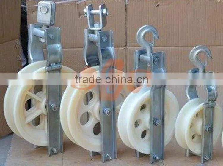 Different combinations different material steel cable pulleys
