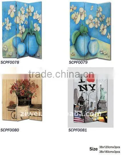 new design canvas screen/canvas room dividers/canvas shoji