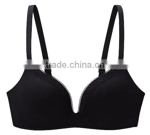 2014 new arrival ladies underwear seamless wireless soft comfortable bra