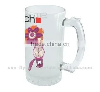 Sublimation glass beer mug 16oz (SFS-MG24)