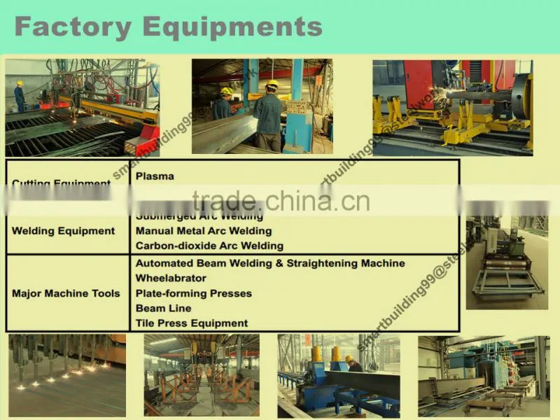 High Quality Workshop Warehouse Steel Building Structures