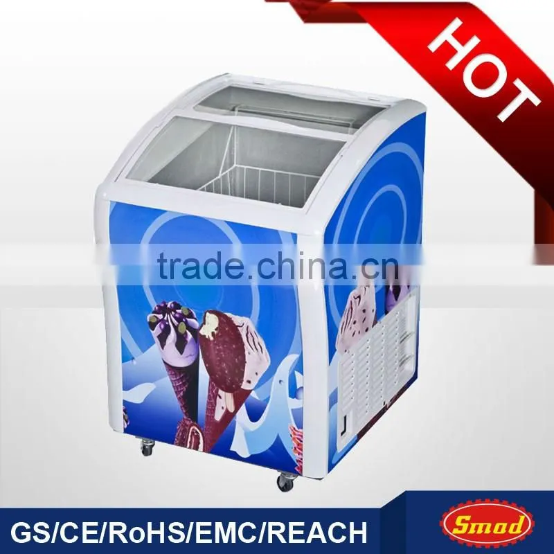 Mini display ice cream freezer