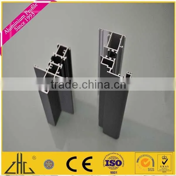 ZHL zhonglian aluminium door with auto blinds profile aluminium extrusion profile companies in china