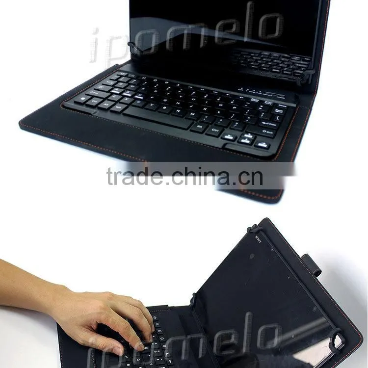China top ten selling products Universal leather keyboard case for 9-10.1 inch tablet
