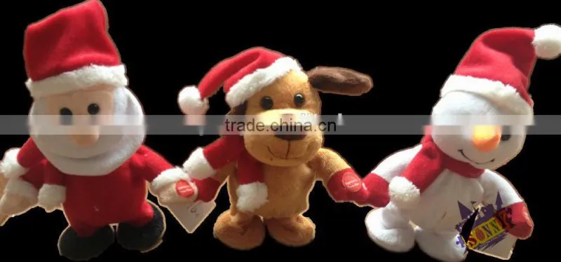 Christmas Decoration Singing and Dancing Santa Animated Toys 2015