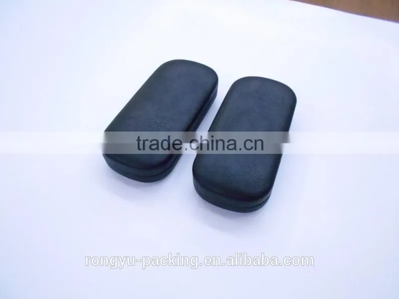 hard shell aluminum reading PU leather glasses case