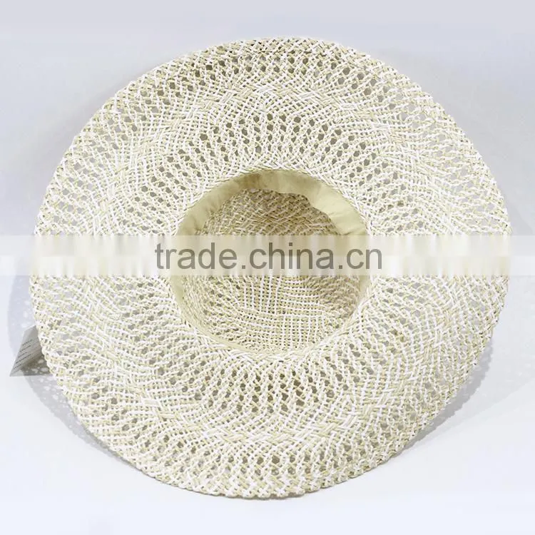 hight quality ladies wide brim straw summer hat sun beach hat