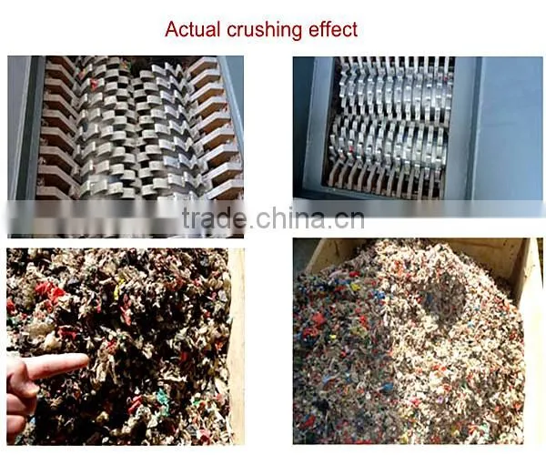 China supplier plastic bottle shredder/ cutting machine with reasonable price