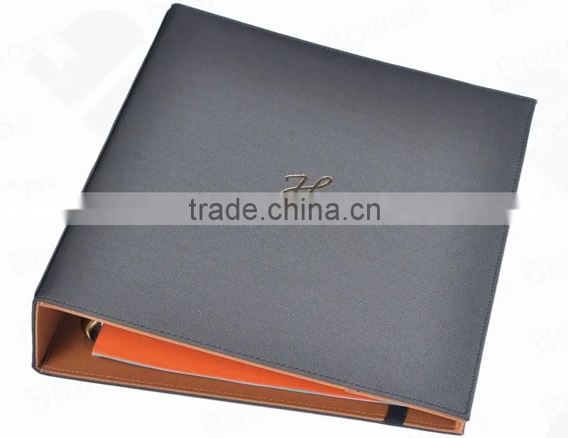 Faux leather document folder & PU file folder&business folder
