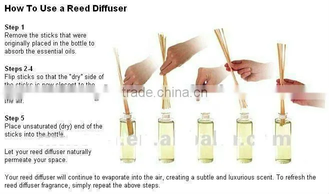 160ml aroma reed diffuser glass bottle
