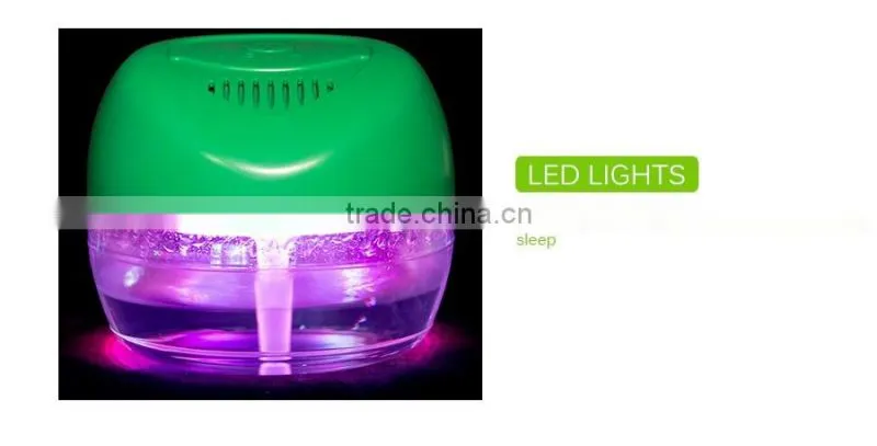 KS-03 aromatheraphy diffuser with colerful LED lights and anion generator