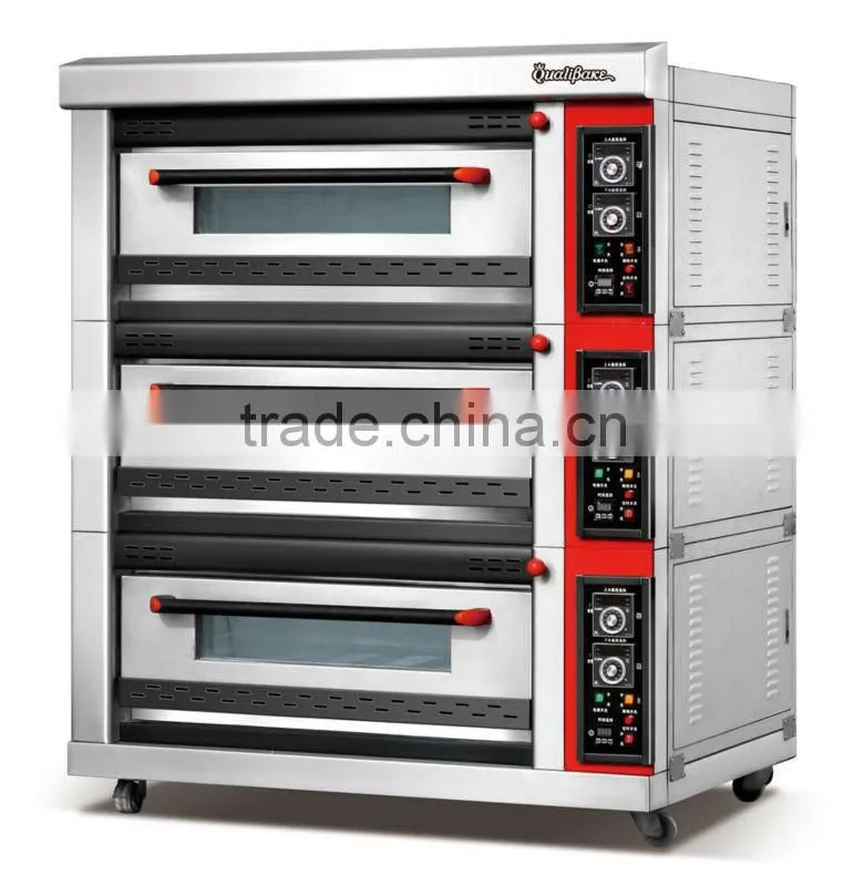 layer type gas bread deck oven ( 3 layers 12 trays)QD-12Q