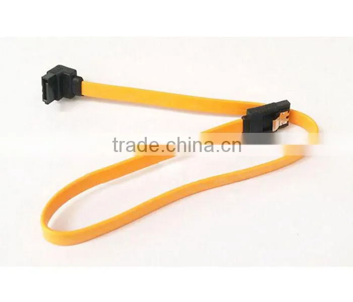 Red High Speed Sata Data Cable Straight to Right For PC