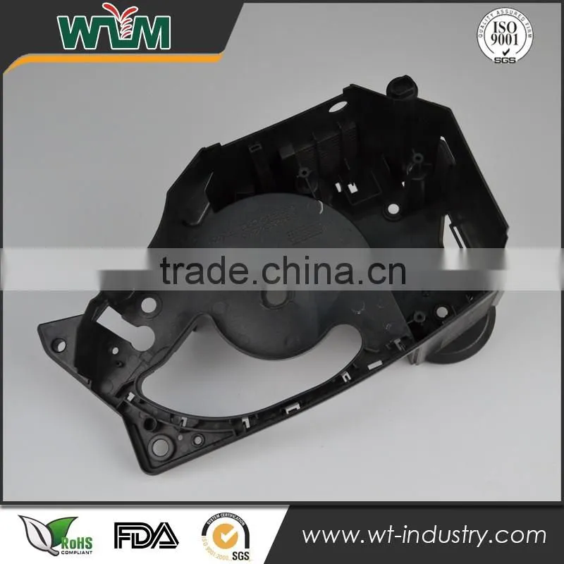 Complicated Structure ABS+PC Motor Bracket Plastic Injection Molding Parts for Printer Components
