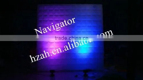 New Design Lighting Inflatable Wall for Two Light