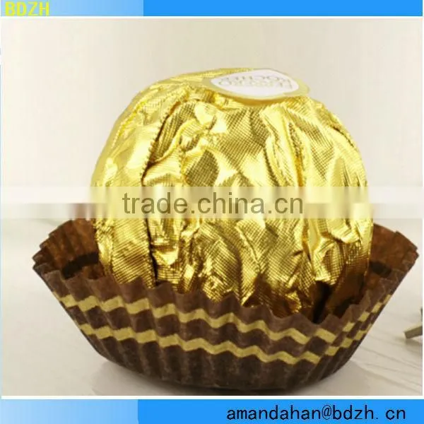 Red Golden Candy Sweets Chocolate Foil Wrappers