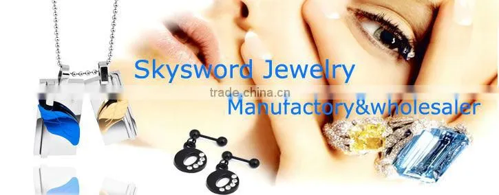 Stainless Steel Fashion Round Crystal Earring For Women(BE10650)