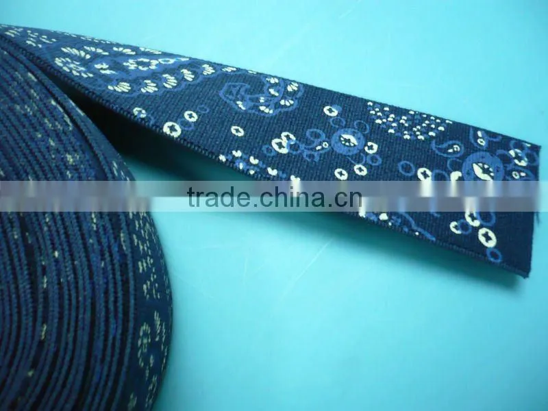 2012 vintage cloth printed ribbont for garments