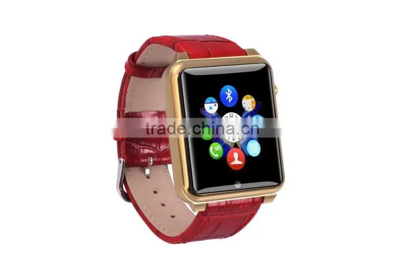 Fashion J68 Smart Watch, Luxury Wristwatch with PU Leather Watch Band