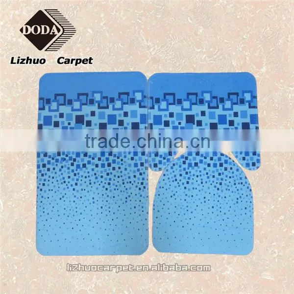 Cheap polyester decorative painting machine washable carpet rug
