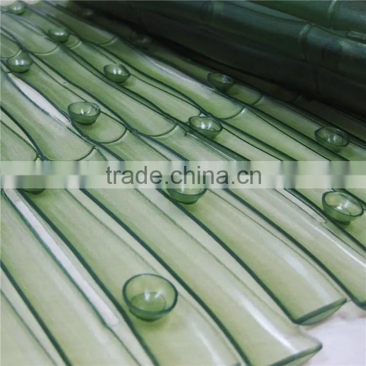 bamboo strip pvc mat hotel bathroom anti-slip mat tub mat