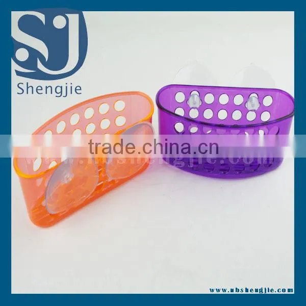 Trade Assurance wholesale mesh with handle laundry plastic bathroom basket/plastic bathroom desk storage basket